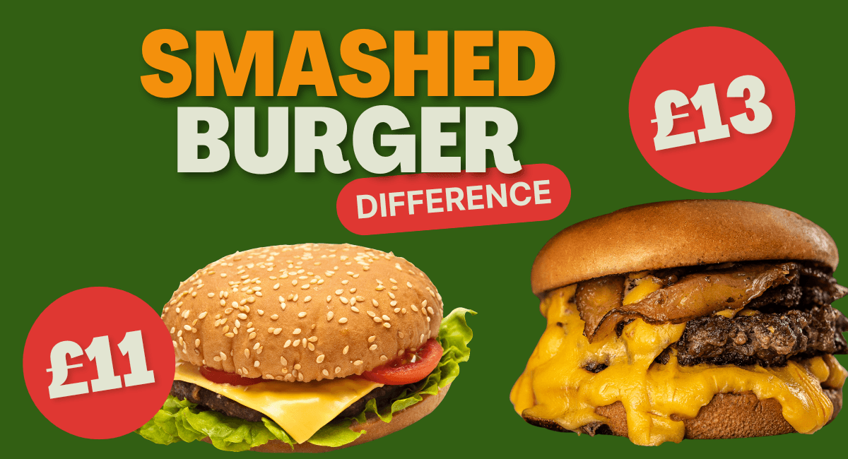 Difference Between a Normal Burger and a Smashed Burger