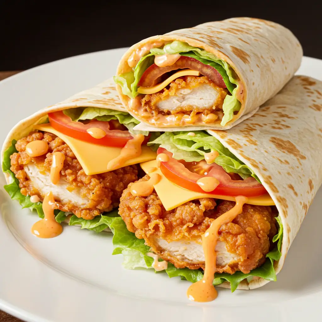 Flamethrower Chicken Wrap